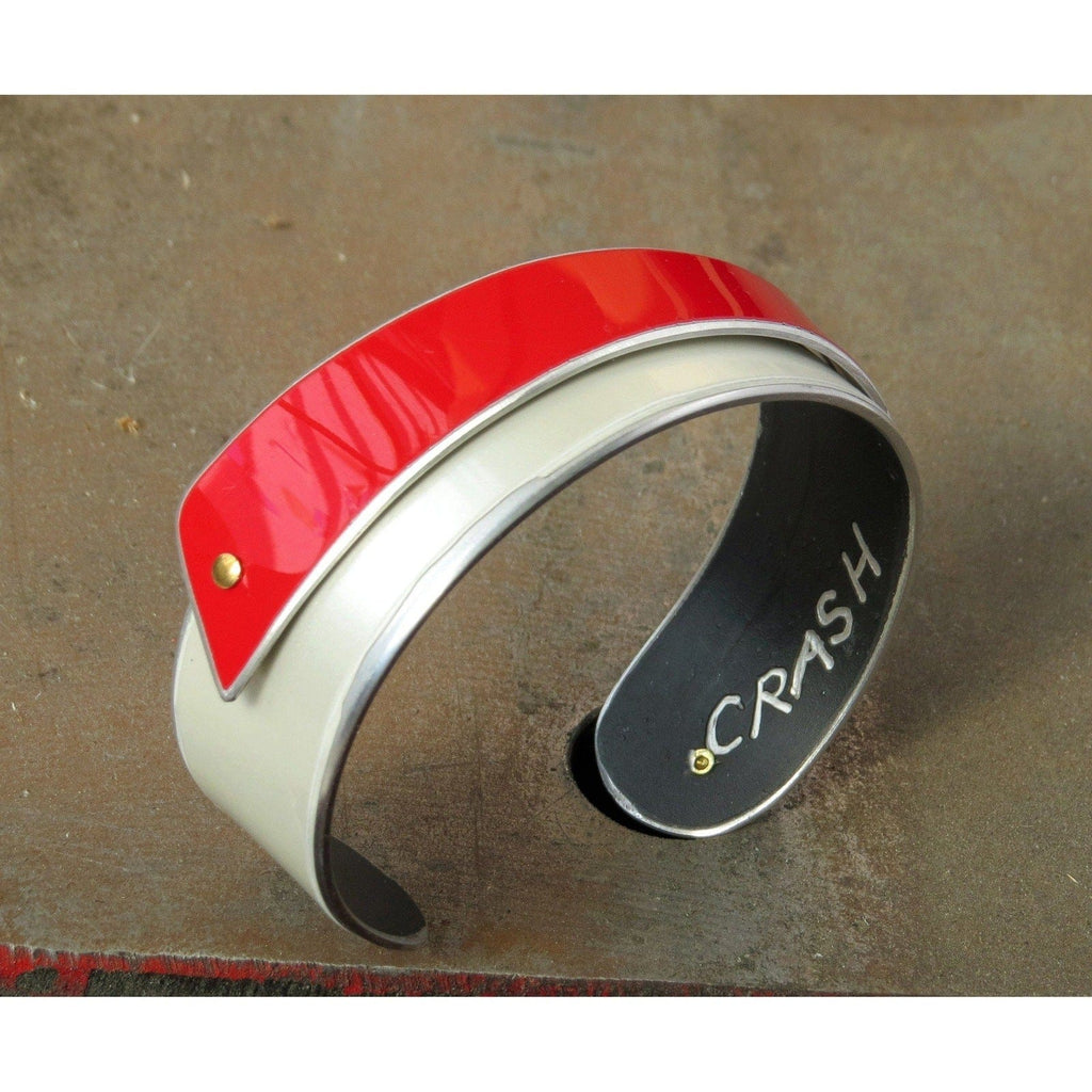 Cuffs - Italian Red And White Cuff