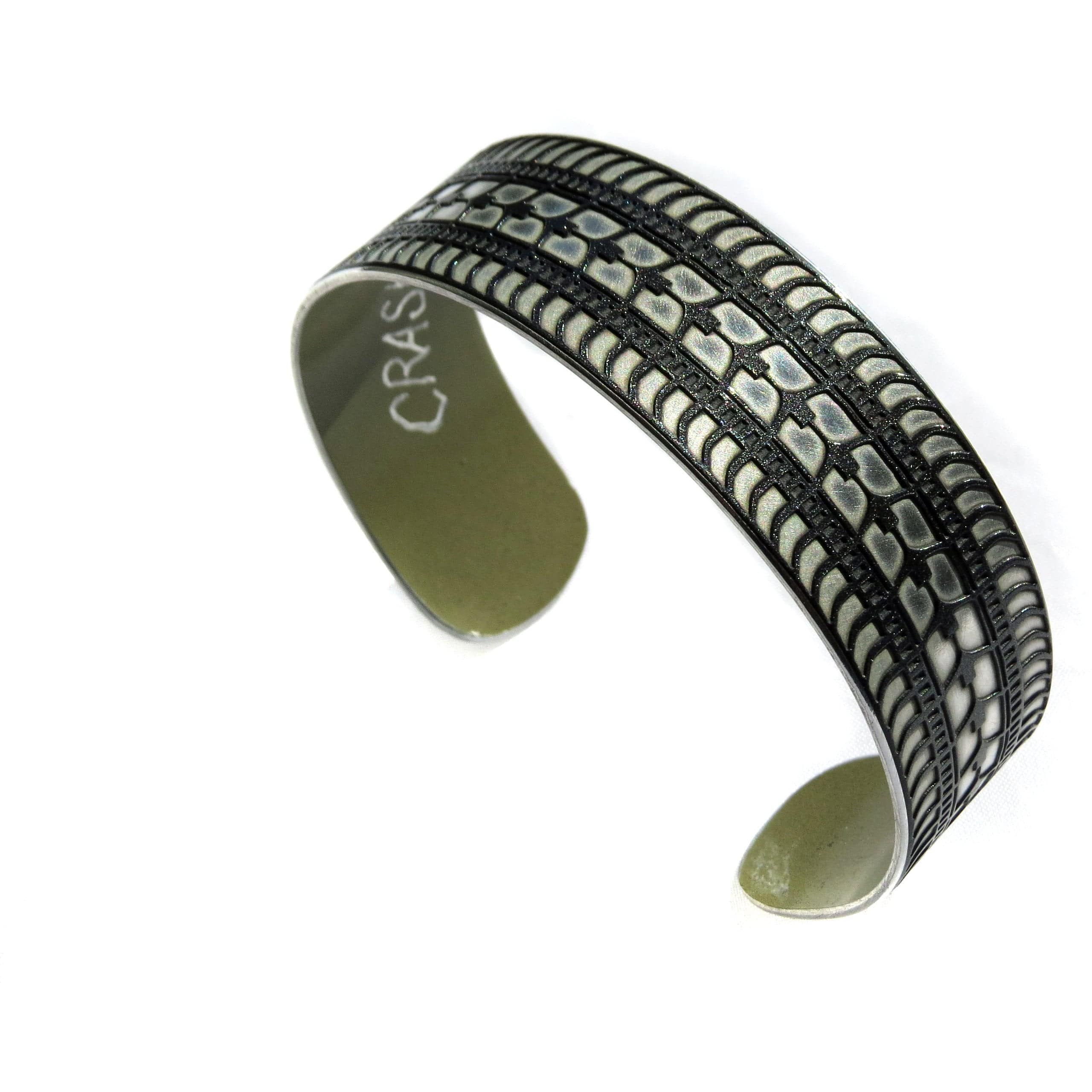 Lamborghini Tire Tread Cuff - CRASH Jewelry