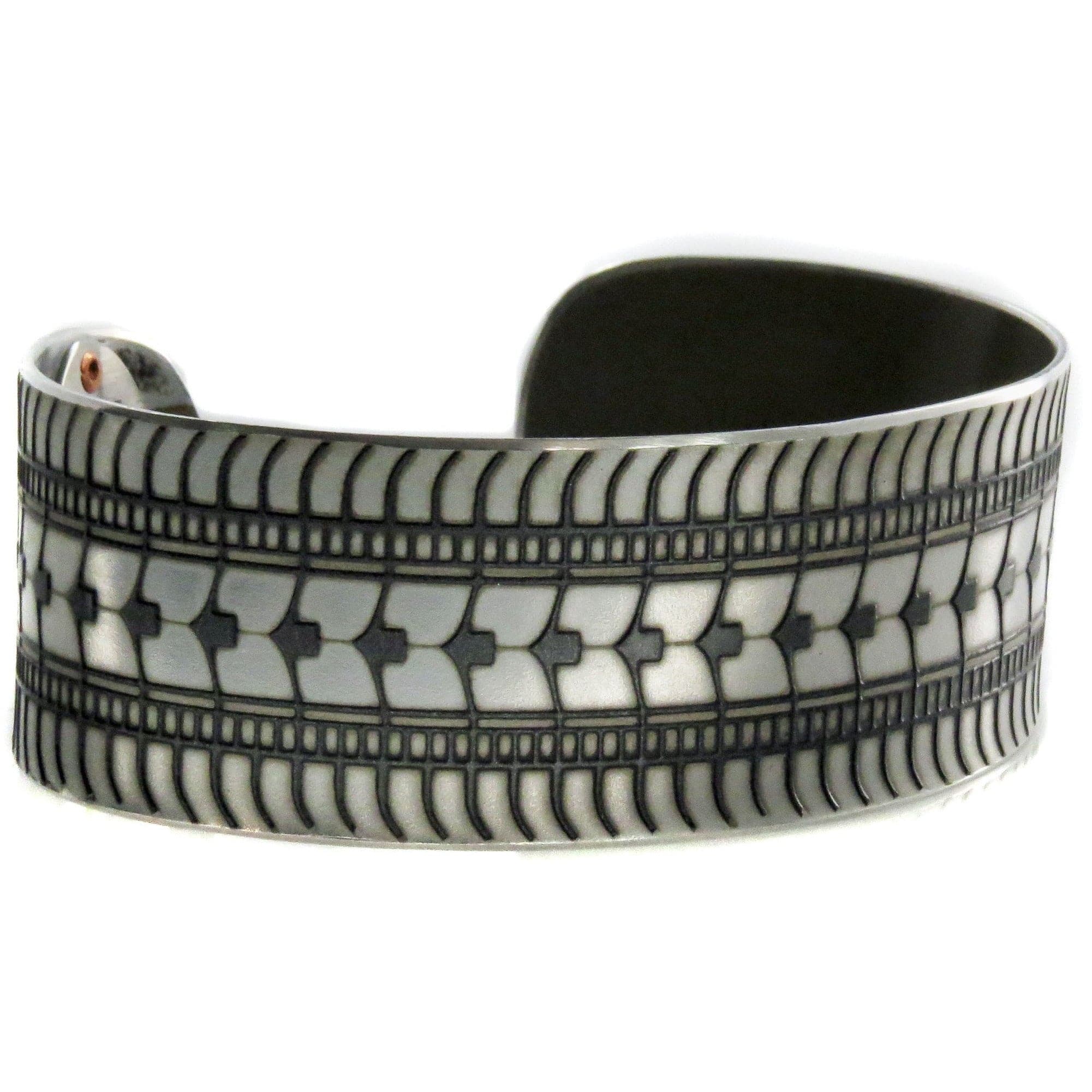 Mercedes SLS Tire Tread Cuff - CRASH Jewelry