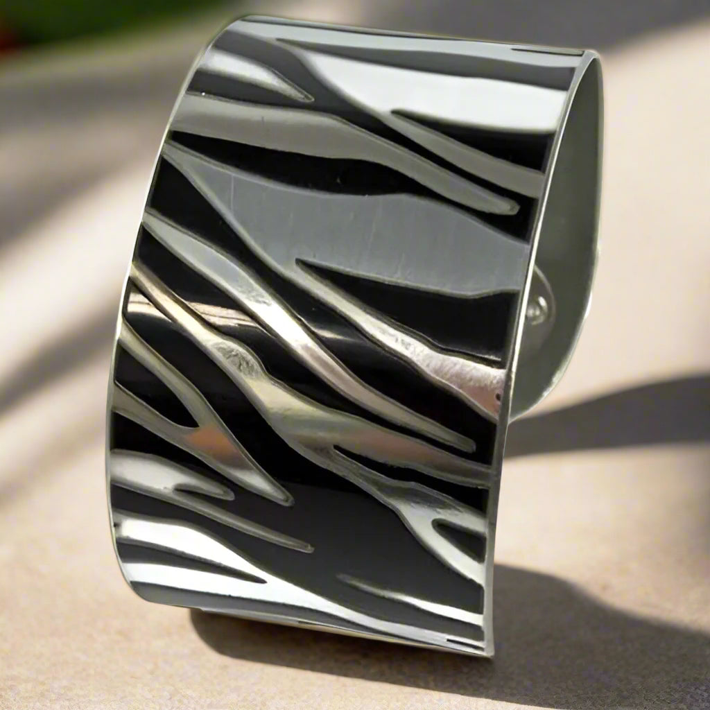 Porsche Zebra Cuff - CRASH Jewelry