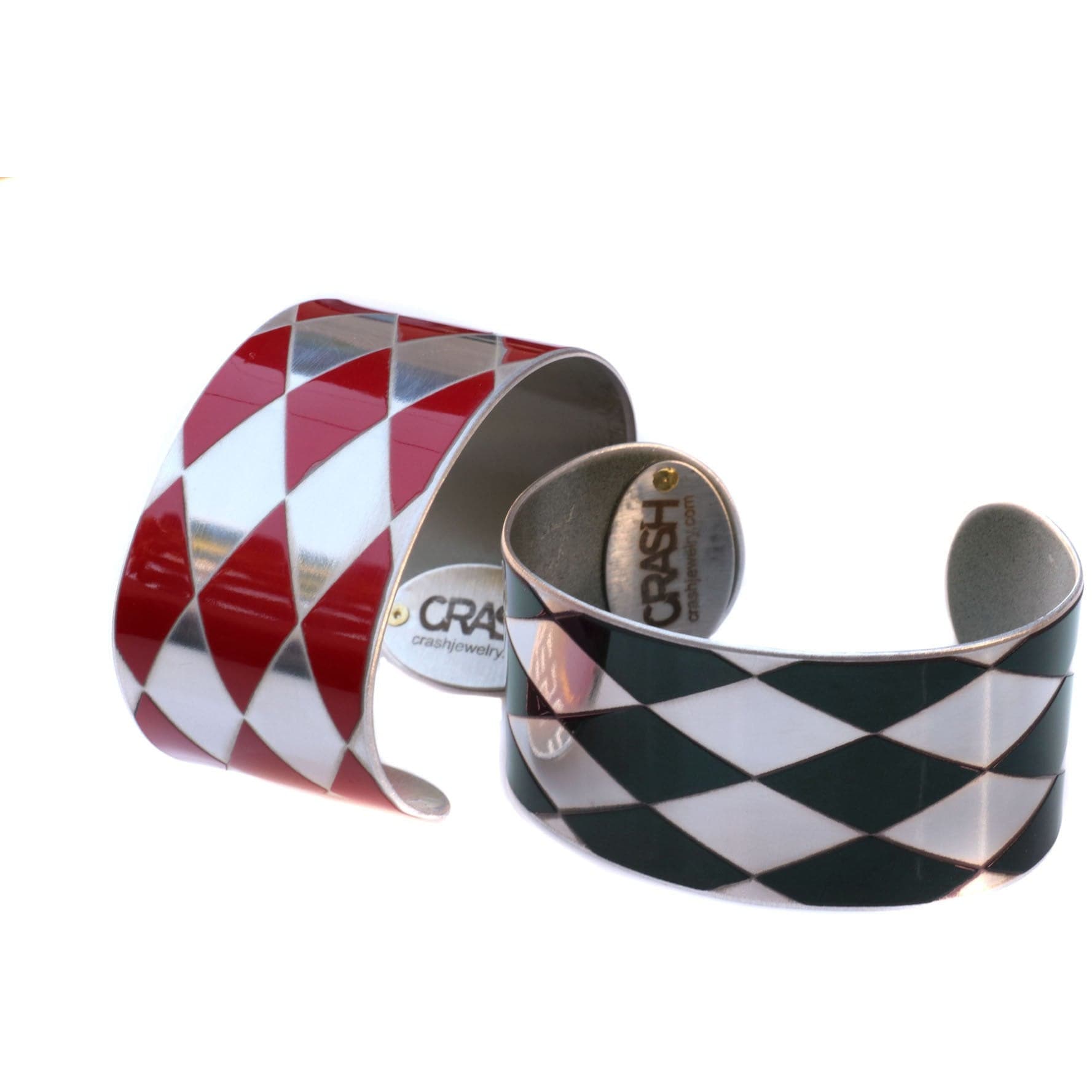Range Rover Red Harlequin Cuff - CRASH Jewelry