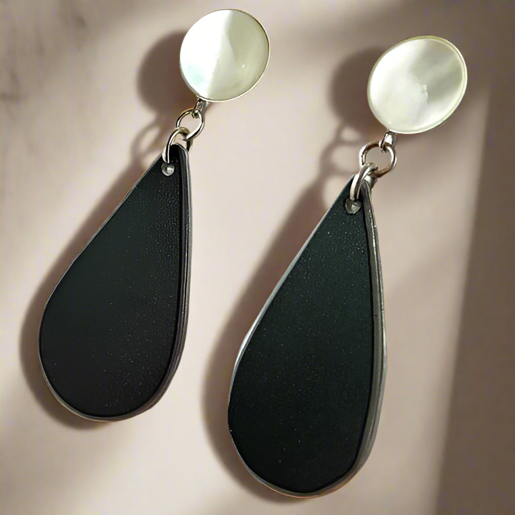 Ferrari Mother of Pearl Earrings - CRASH Jewelry