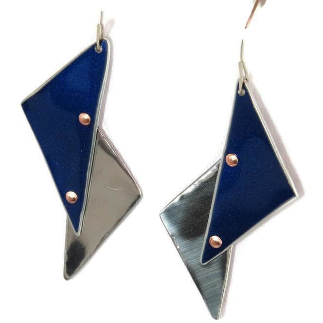 Tesla Triangle Earrings - CRASH Jewelry