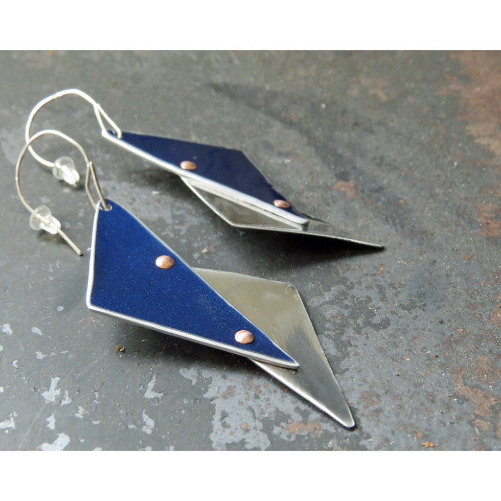 Tesla Triangle Earrings - CRASH Jewelry