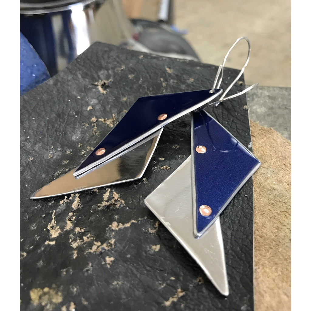Tesla Triangle Earrings - CRASH Jewelry