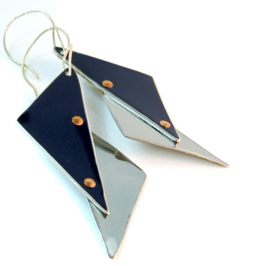 Tesla Triangle Earrings - CRASH Jewelry