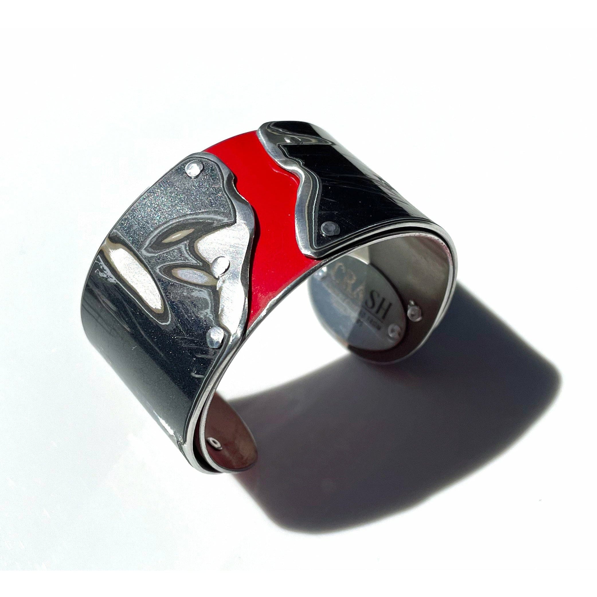 Lamborghini Red and Gray Double Cuff