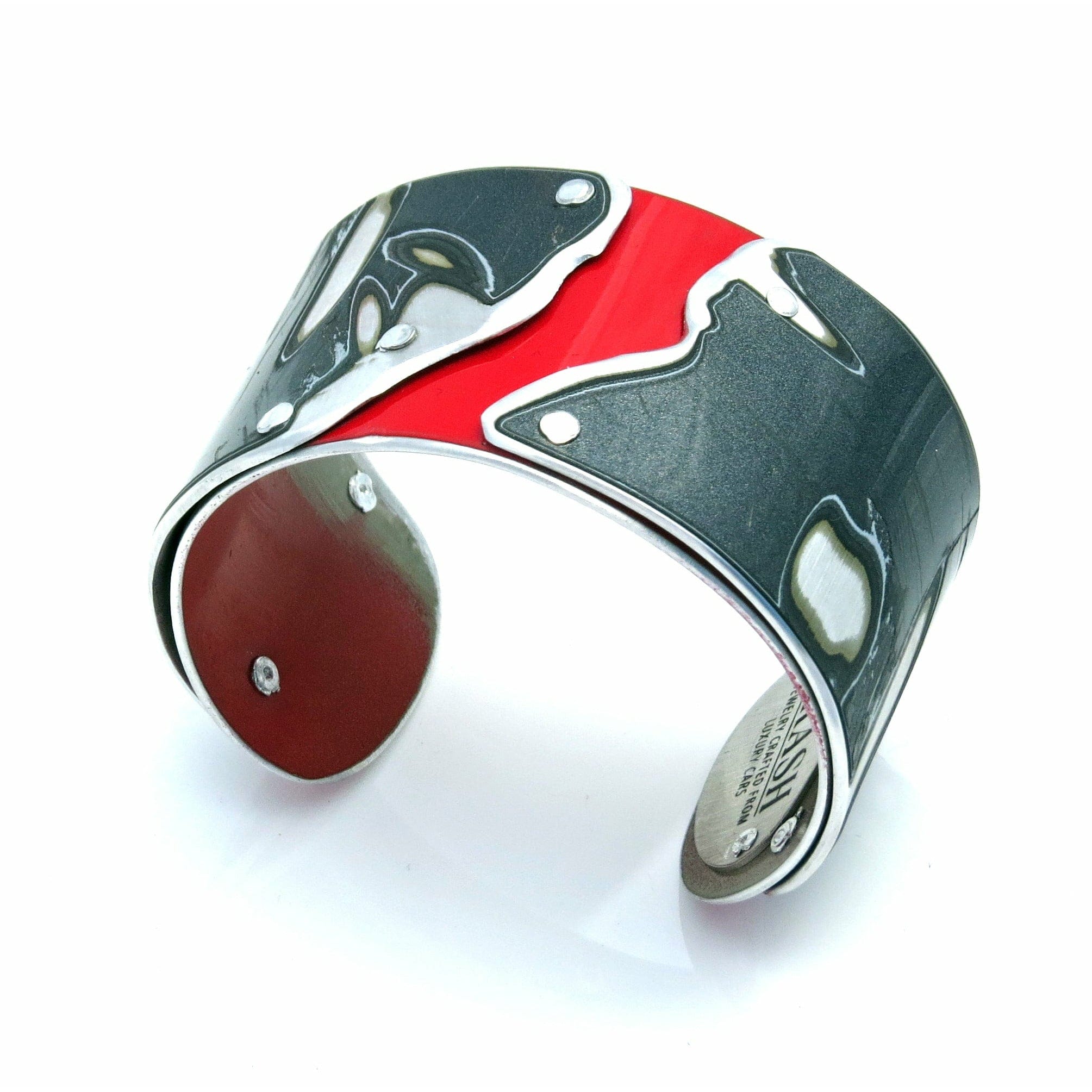 Lamborghini Red and Gray Double Cuff