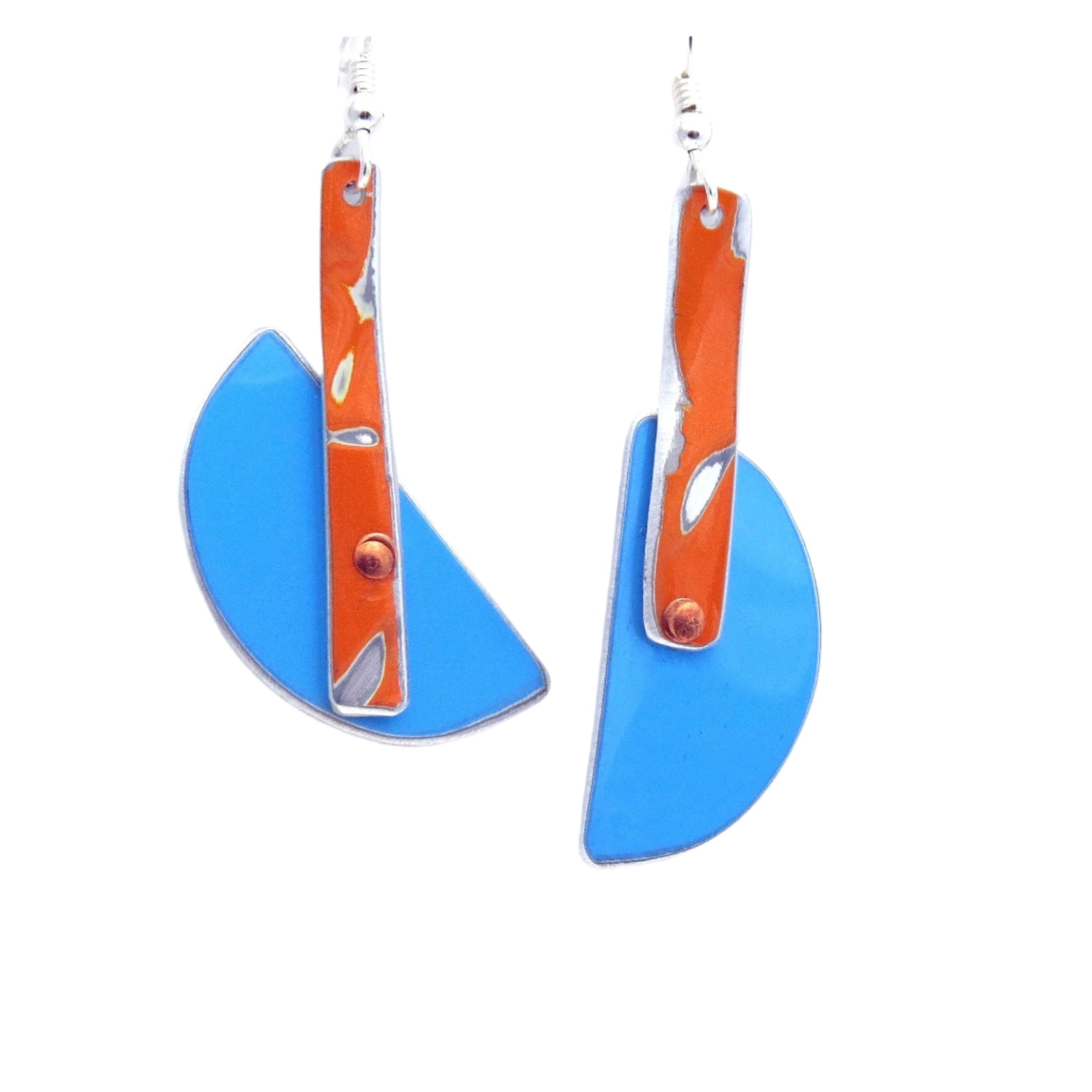 Lamborghini Gulf Livery Earrings