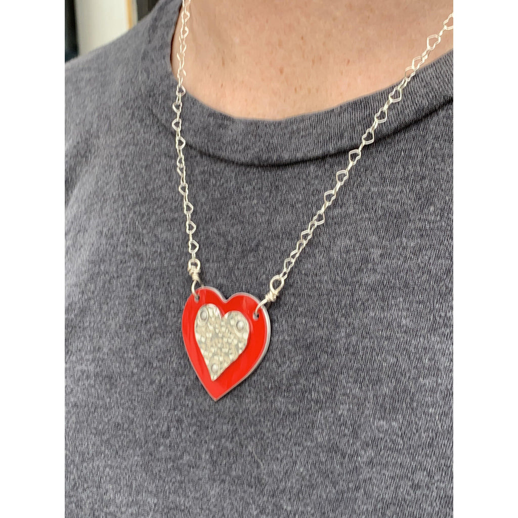 Ferrari Heart Necklace - CRASH Jewelry