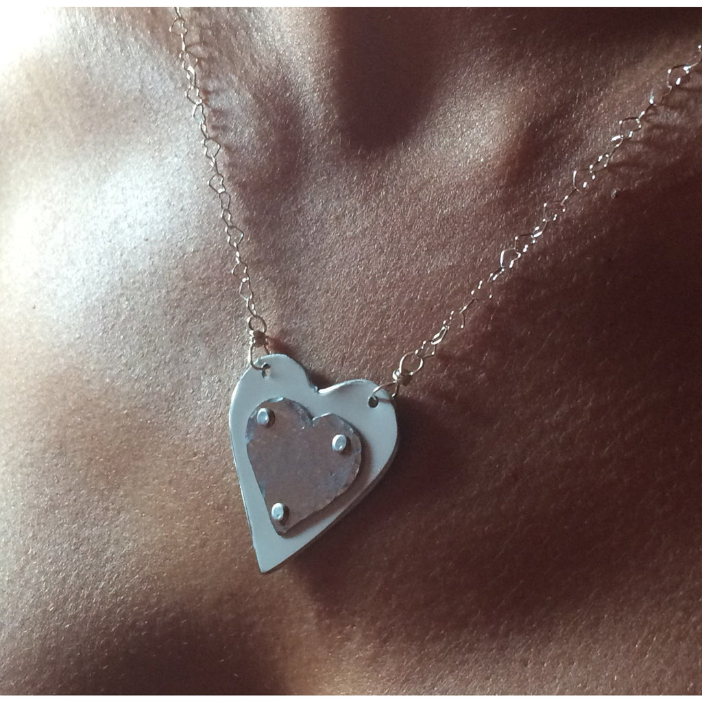 Porsche Panamera Heart Necklace - CRASH Jewelry