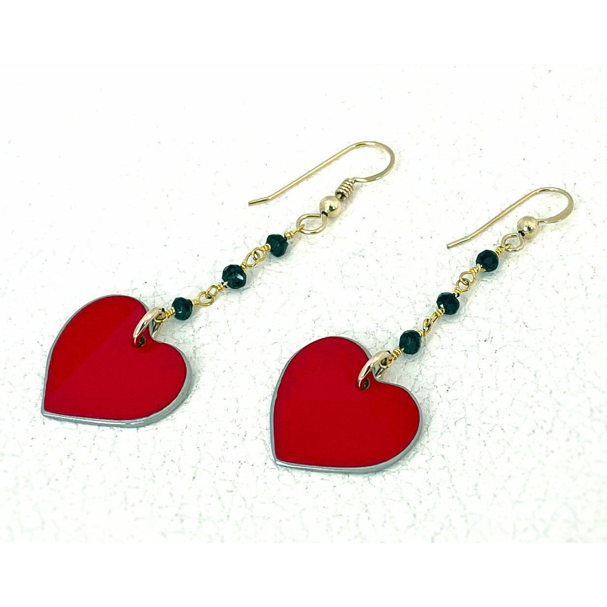 Porsche Little Heart Earrings